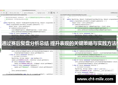 通过赛后复盘分析总结 提升表现的关键策略与实践方法